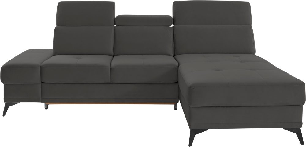 INOSIGN Ecksofa »Cardiz«, inkl.Kopfteilverstellung und Federkern wahlweise mit Bettfunktion + Bettkasten oder Vorziehsitz + Bettkasten
