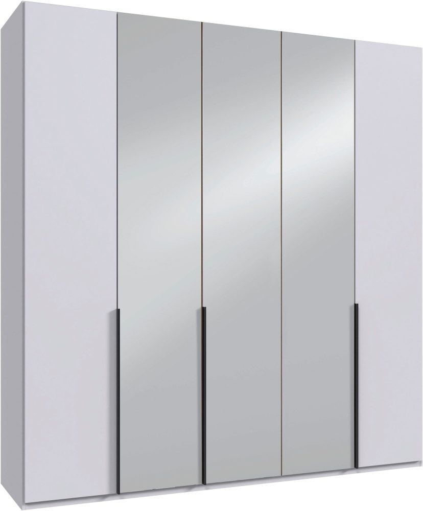 Wimex Kleiderschrank »Mugano,in 8 Breiten,3 Höhen,2 Tiefen, viele Farben, Made in Germany«, (in Basic oder Premium Ausstattung mit 2 weiteren Einlegeböden), mit langen oder kurzen Griffen aus Metall, mit oder ohne Spiegel