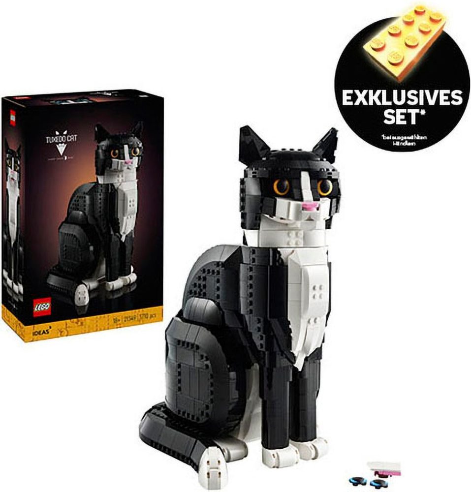 LEGO® Spielbausteine »Schwarz-weisse Katze«, (1710 St.)