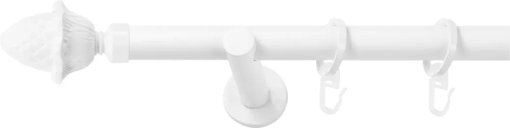SN DECO GROUP Gardinenstange Ø 19 mm 1 läufig-läufig Fixmass;kürzbar