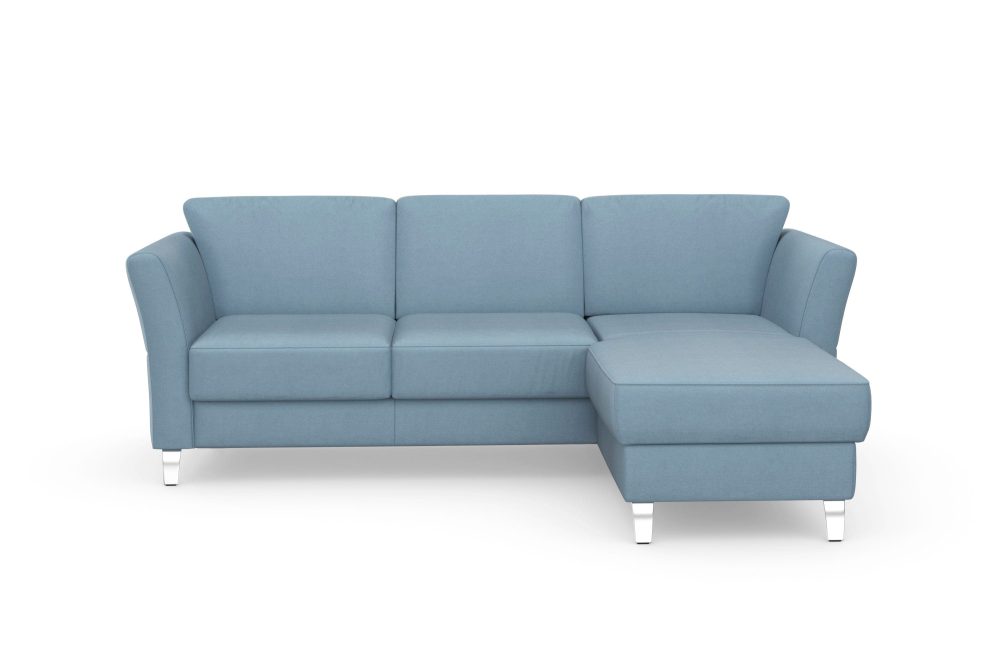 sit&more Ecksofa »Visby V«, wahlweise mit Bettfunktion und Bettkasten, frei im Raum stellbar, mit Federkern, auch erhältlich in dem besonders leicht mit Wasser zu reinigendem 