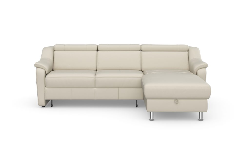 sit&more Ecksofa »Freetown«, inklusive Kopfteilverstellung und komfortablem Federkern, wahlweise mit Bettfunktion und Bettkasten