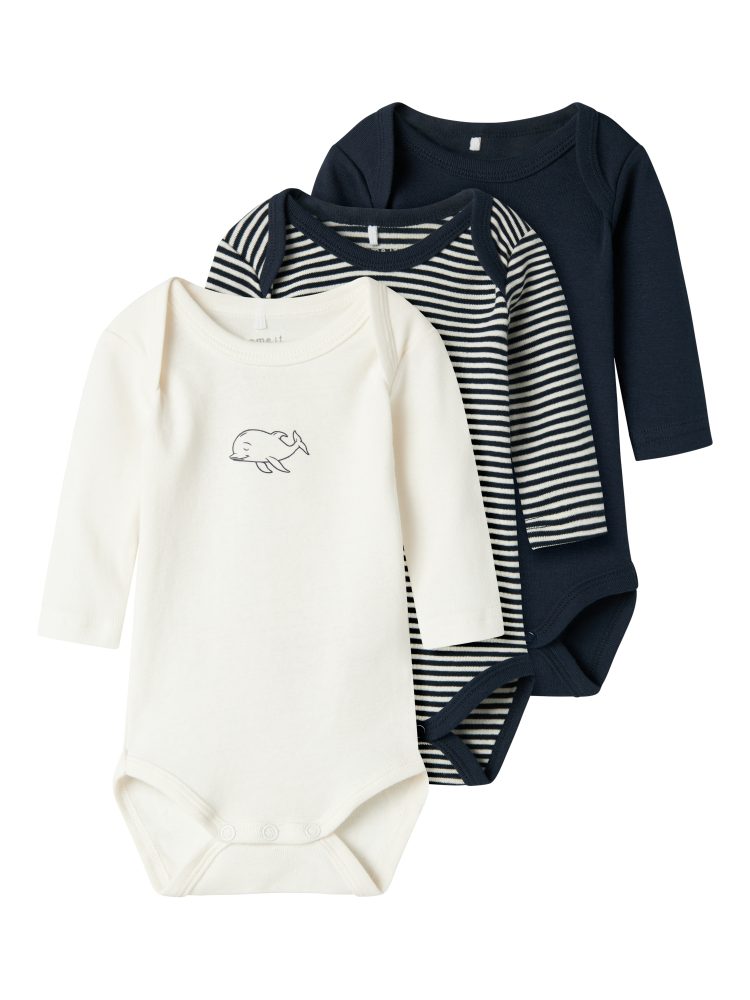 Name It Body »NBNBODY 3P LS Y/D CORE 2 NOOS«