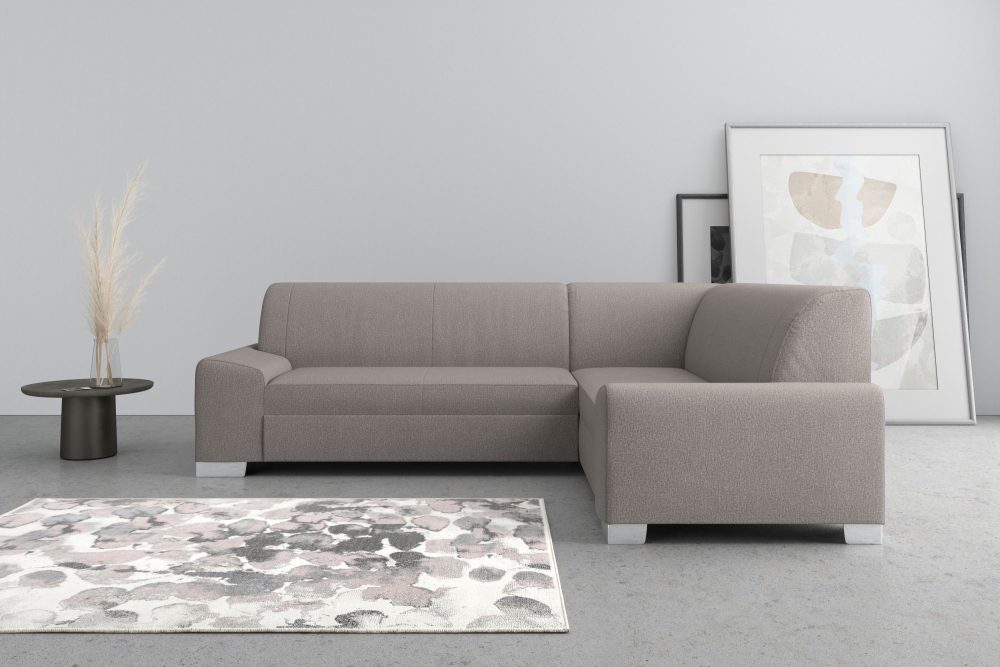 DOMO collection Ecksofa »Anzio«, Wahlweise mit Bettfunktion und Federkern