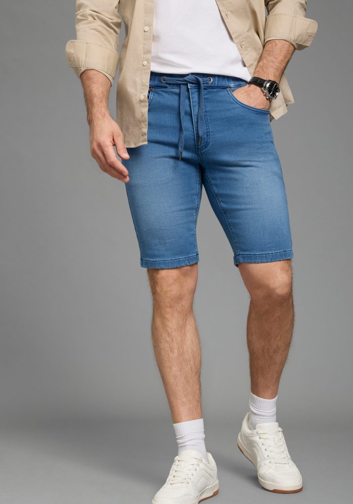 Arizona Jeansshorts gerade geschnittenes Bein, Regular Fit Passform
