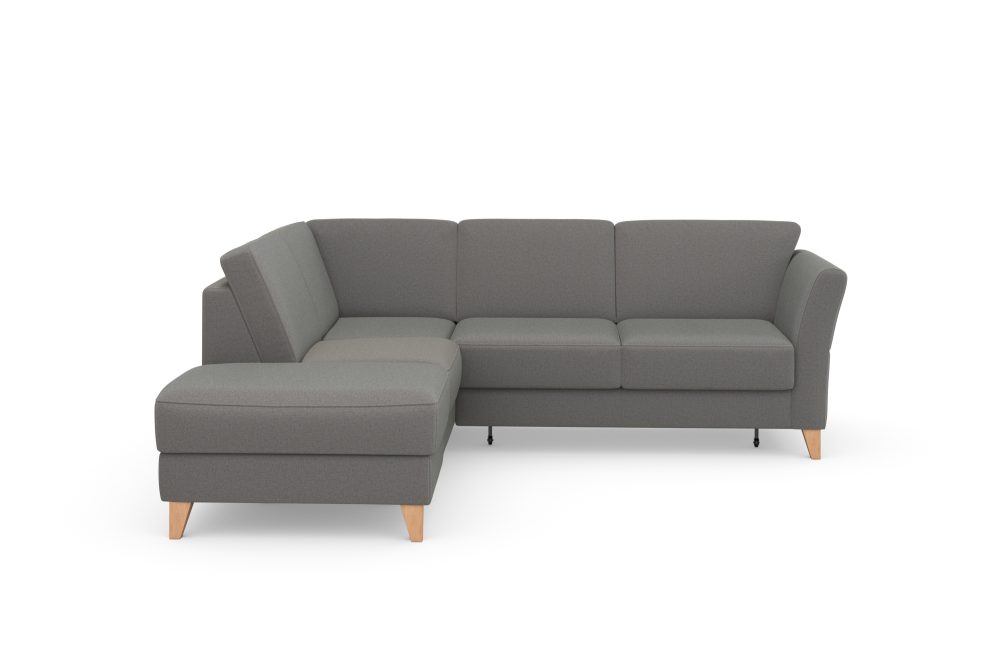 sit&more Ecksofa »Visby V«, Wahlweise mit Bettfunktion und Stauraum, frei im Raum stellbar, mit Federkern, auch erhältlich in dem besonders leicht mit Wasser zu reinigendem 
