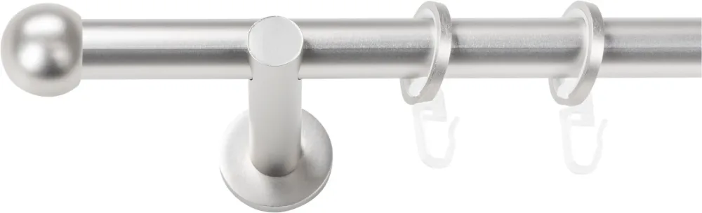 SN DECO GROUP Gardinenstange Ø 19 mm 1 läufig-läufig Fixmass;kürzbar