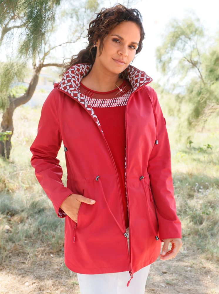 Casual Looks Funktionsjacke mit Kapuze