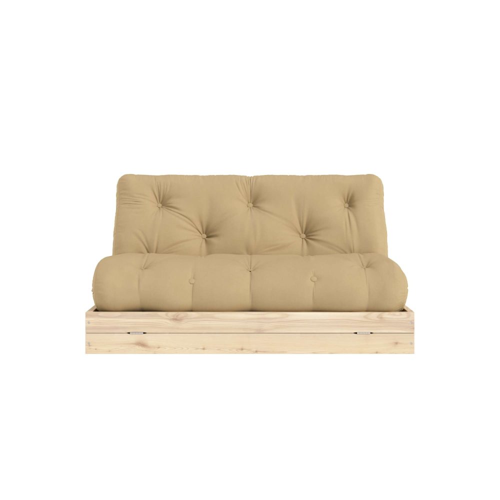 Karup Design Schlafsofa »Flip Sofabed, Made in Europe, mehrere Farben, vielseitig einsetzbar«, (B/H/T Sofa: ca 145 x 83 x 98,5 cm, Bett: ca 145 x 21 x 200 cm), inkl. handgefertigte Futonmatratze, FSC®-zertifiziertes Massivholz