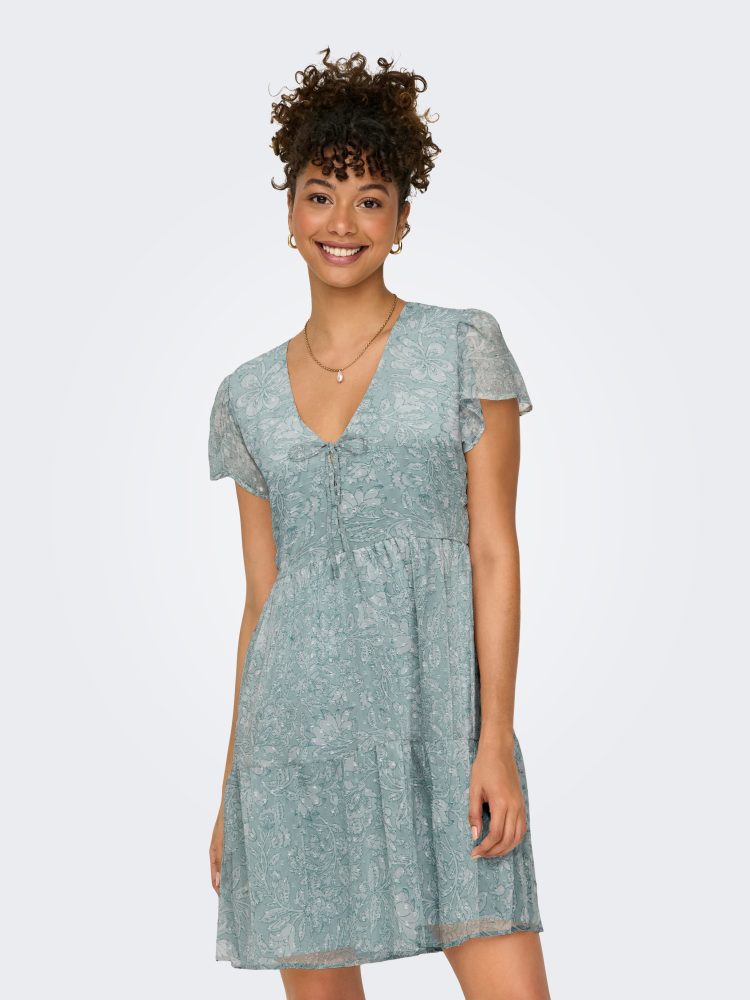 ONLY Minikleid »ONLAIDA ELISA LIFE DOBBY DRESS WVN«, Sommerkleid