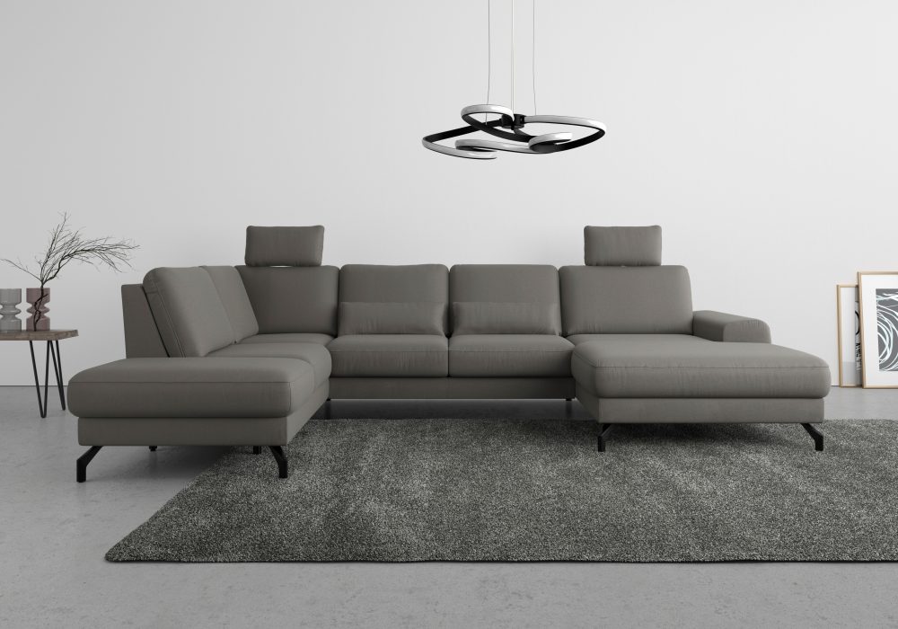 sit&more Wohnlandschaft »Cinturo«, inklusive Sitztiefenverstellung und Federkern