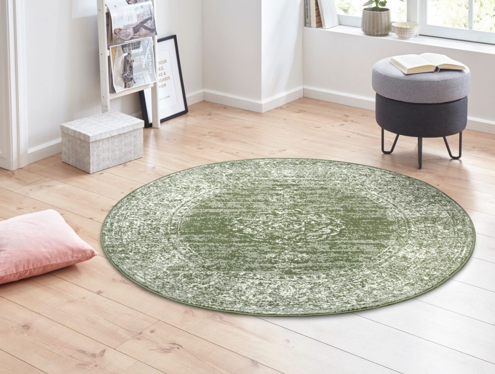 HANSE Home Teppich »Meridional«, rund, 9 mm Höhe, Weicher Flor, Orient Design, ringsum gekettelt, strapazierfähig, pflegeleicht, Wohnzimmer, Schlafzimmer, Büro, aus der EU