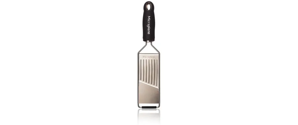 Microplane Gourmet-Reibe Slicer; 31.5x7.5x3 cm (LxBxH); schwarz