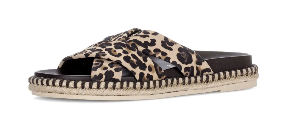Gabor Pantolette Plateau, Sommerschuh, Schlupfschuh in modischer Optik