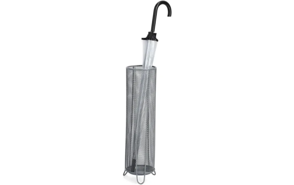 Schirmständer Mesh silberø14cm