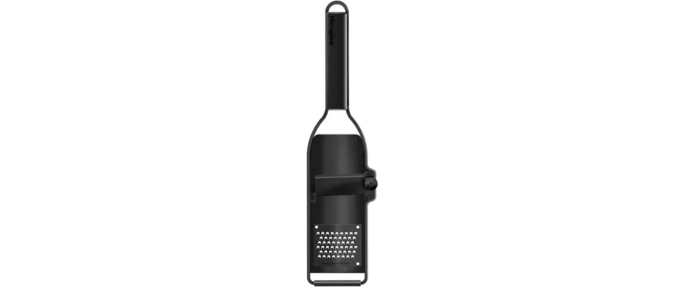 Microplane Trüffelreibe Profi 2in1; 30x7.3x3 cm (LxBxH); schwarz