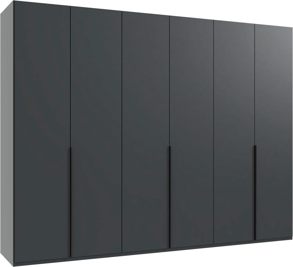 Wimex Kleiderschrank »Mugano,in 8 Breiten,3 Höhen,2 Tiefen, viele Farben, Made in Germany«, (in Basic oder Premium Ausstattung mit 2 weiteren Einlegeböden), mit langen oder kurzen Griffen aus Metall, mit oder ohne Spiegel