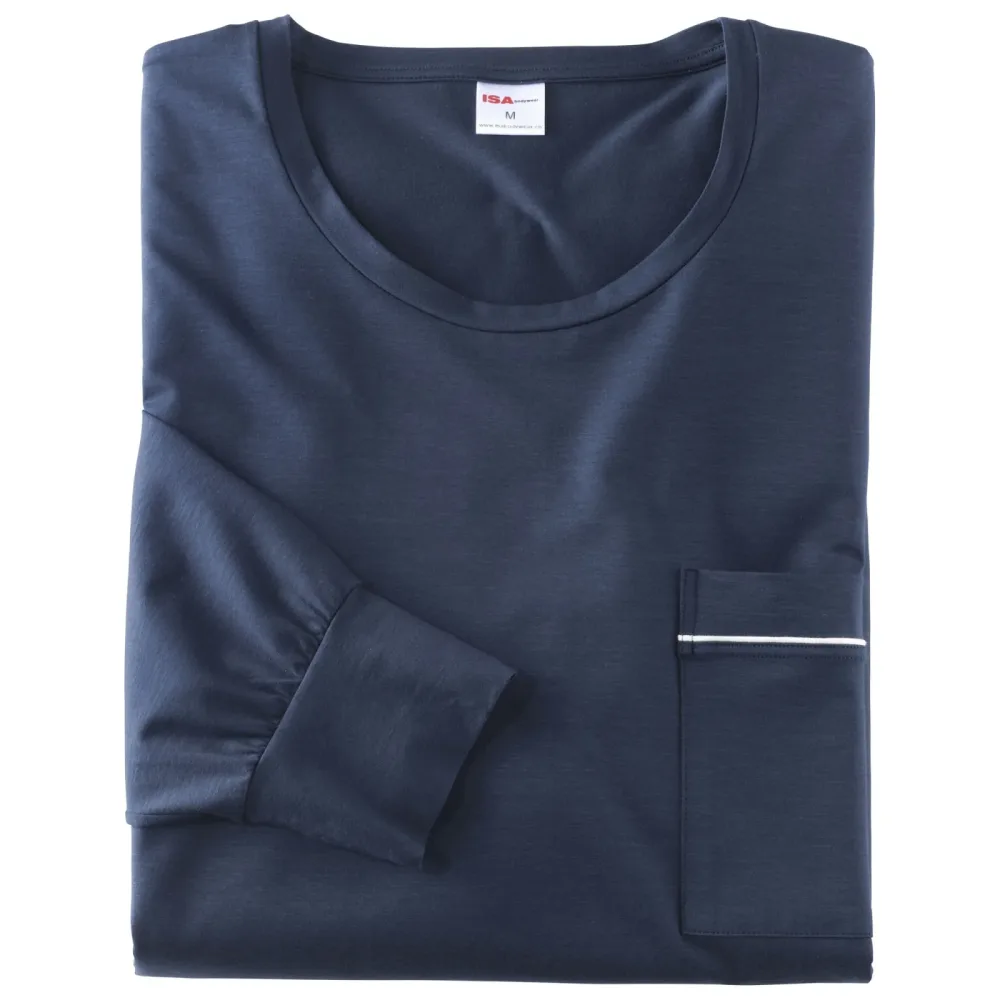ISA bodywear - Pyjama-Set, langarm, für Herren, Marine, Größe L