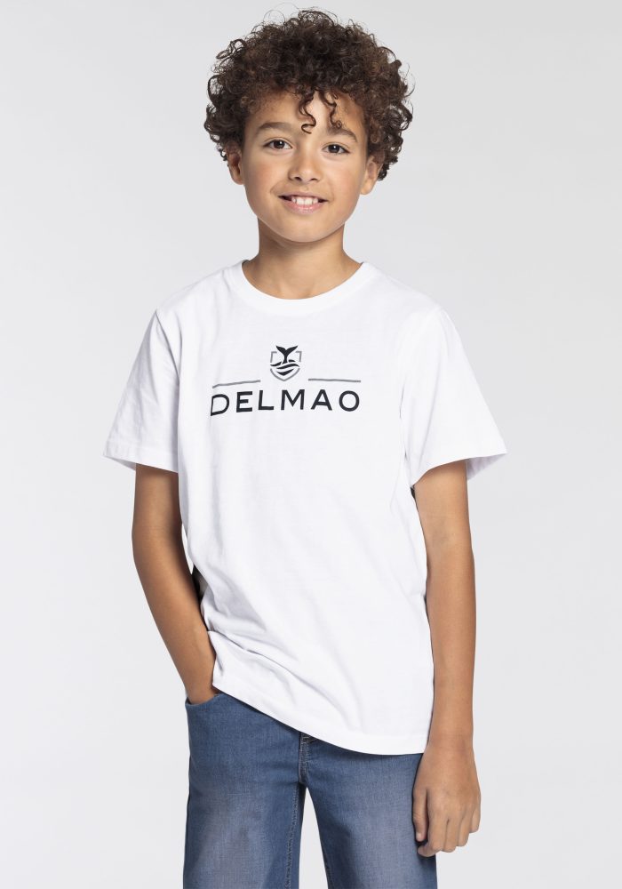 DELMAO T-Shirt »für Jungen«, mit Logo-Print. NEUE MARKE
