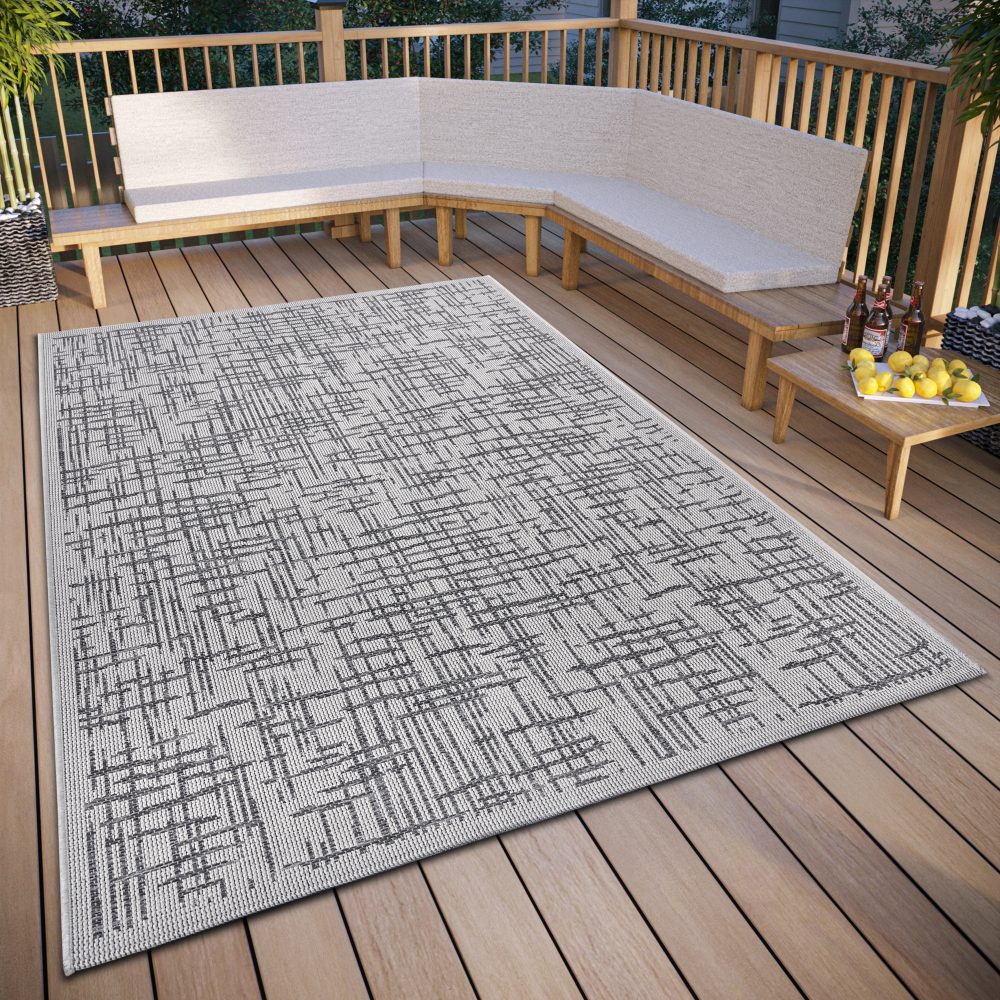 HANSE Home Teppich »Telu«, rechteckig, strapazierfähig, pflegeleicht, robust, In- und Outdoor, wetterfest