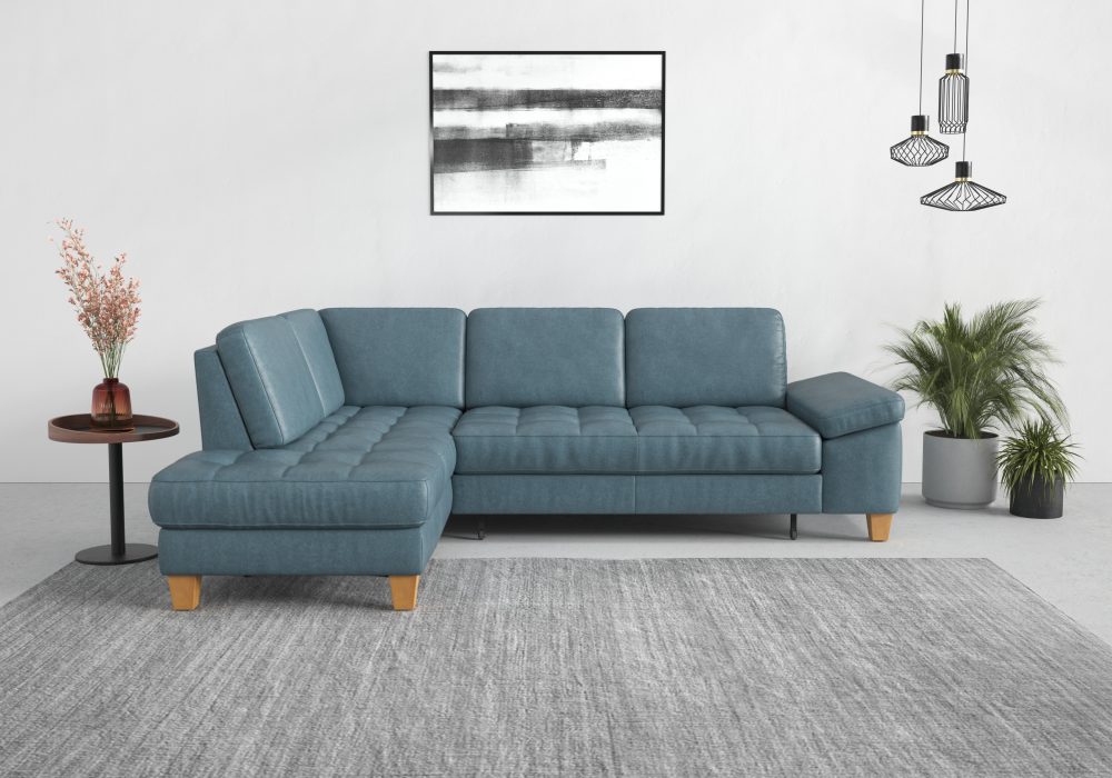 sit&more Ecksofa, mit Ottomane, mit oder ohne Bettfunktion, Bettkasten, Verstellung