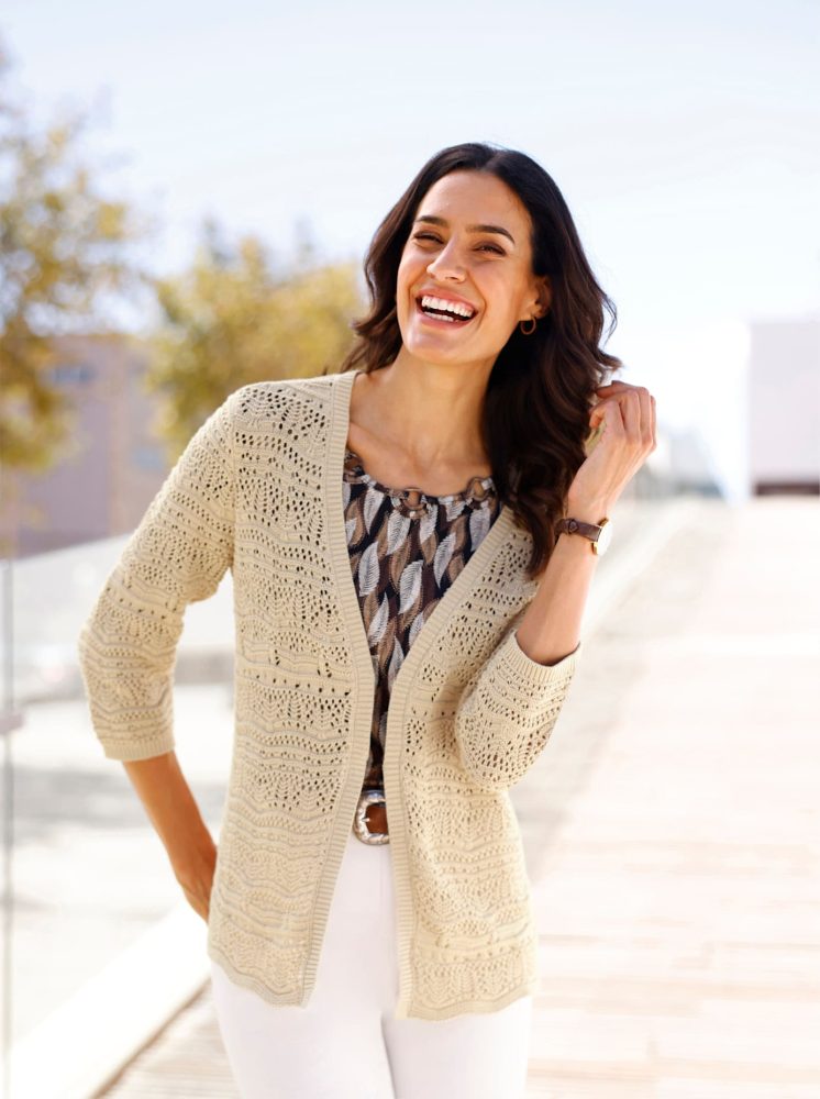 Inspirationen Ajourstrickjacke