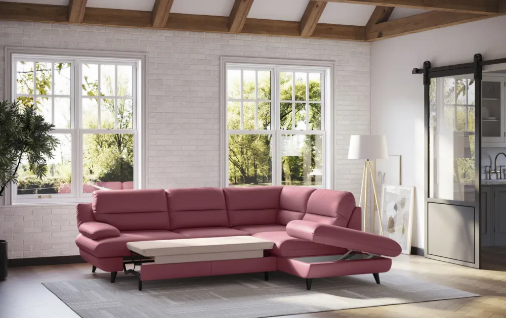 COTTA Ecksofa optional Bettfunktion & Bettkasten