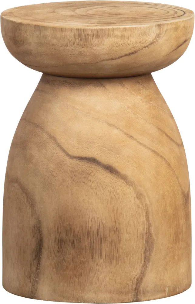 Massiver Design Beistelltisch & Hocker „Bink“ De Eekhoorn