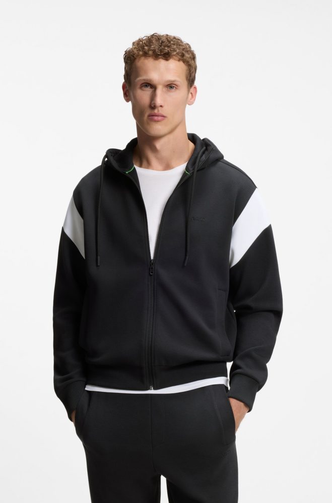 BOSS GREEN Kapuzensweatjacke 