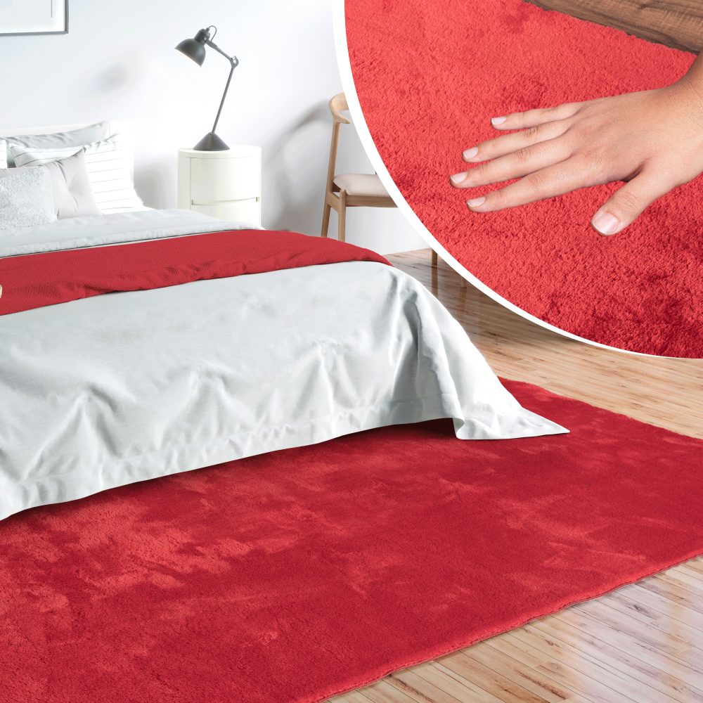 merinos Teppich »Loft 37, Kunstfellteppich«, rechteckig, weich und kuschelig, Fell Haptik, Anti-Rutsch-Unterseite, waschbar