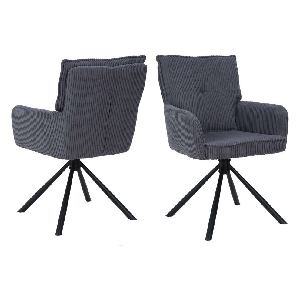 GOODproduct Esszimmerstuhl »Les Choux« () 2 Stk.gepolsterte Rückenlehne, Armlehne und Sitzfläche, Sitzhöhe 48 cm
