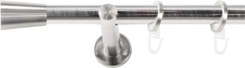 SN DECO GROUP Gardinenstange Ø 19 mm 1 läufig-läufig Fixmass;kürzbar