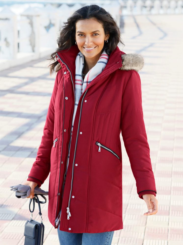 Casual Looks Steppjacke mit Kapuze