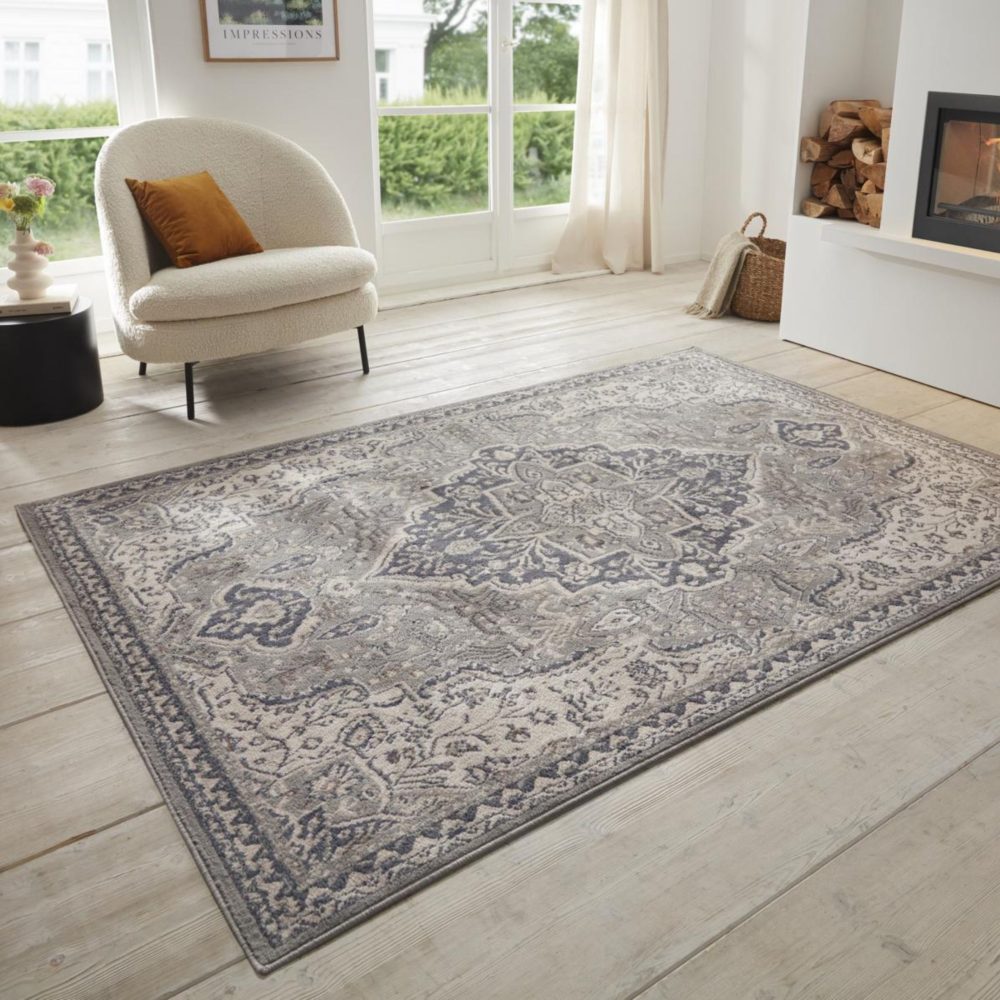 HANSE Home Teppich »Orken«, rechteckig, 8 mm Höhe, strapazierfähig, robust, pflegeleicht, ringsum gekettelt, geeignet für Fussbodenheizung