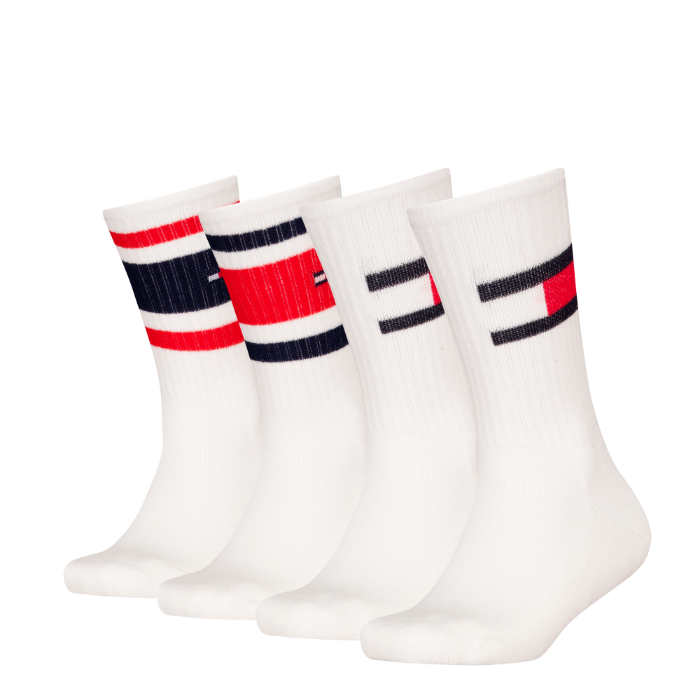 Tommy Hilfiger Socken »TH KIDS SOCK 4P FLAG & SPORT STRIPE ECOM«, (4 Paar)