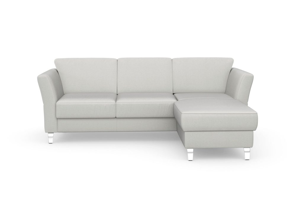 sit&more Ecksofa »Visby V«, wahlweise mit Bettfunktion und Bettkasten, frei im Raum stellbar, mit Federkern, auch erhältlich in dem besonders leicht mit Wasser zu reinigendem 