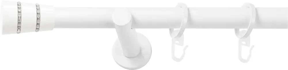 SN DECO GROUP Gardinenstange Ø 19 mm 1 läufig-läufig Fixmass;kürzbar