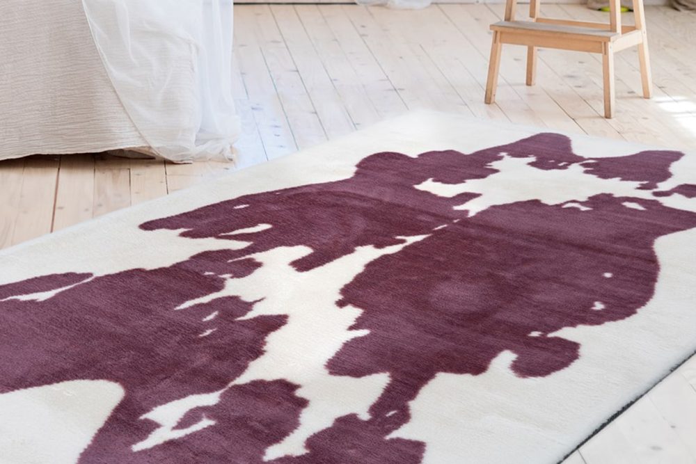 Arte Espina Fellteppich »Rabbit Animal 500«, rechteckig, Kuhfell-Muster, Kunstfell, weicher Flor