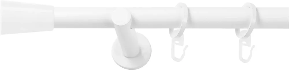 SN DECO GROUP Gardinenstange Ø 19 mm 1 läufig-läufig Fixmass;kürzbar