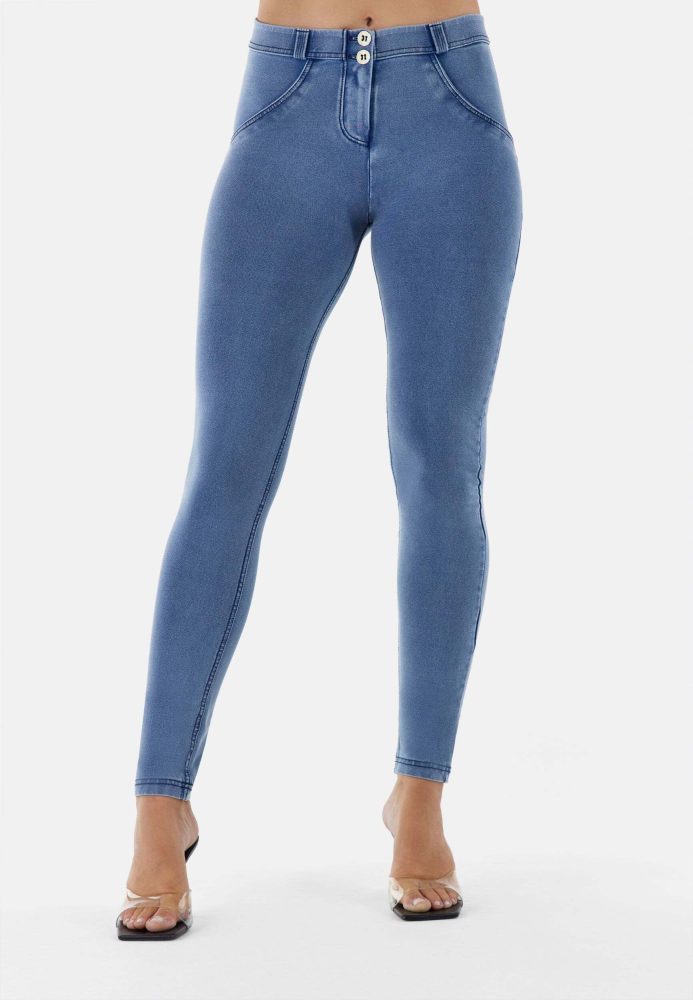 Wr.up® Shaping Pants Damen Blau Denim XL