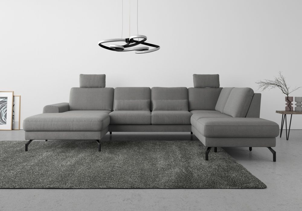 sit&more Wohnlandschaft »Cinturo«, inklusive Sitztiefenverstellung und Federkern