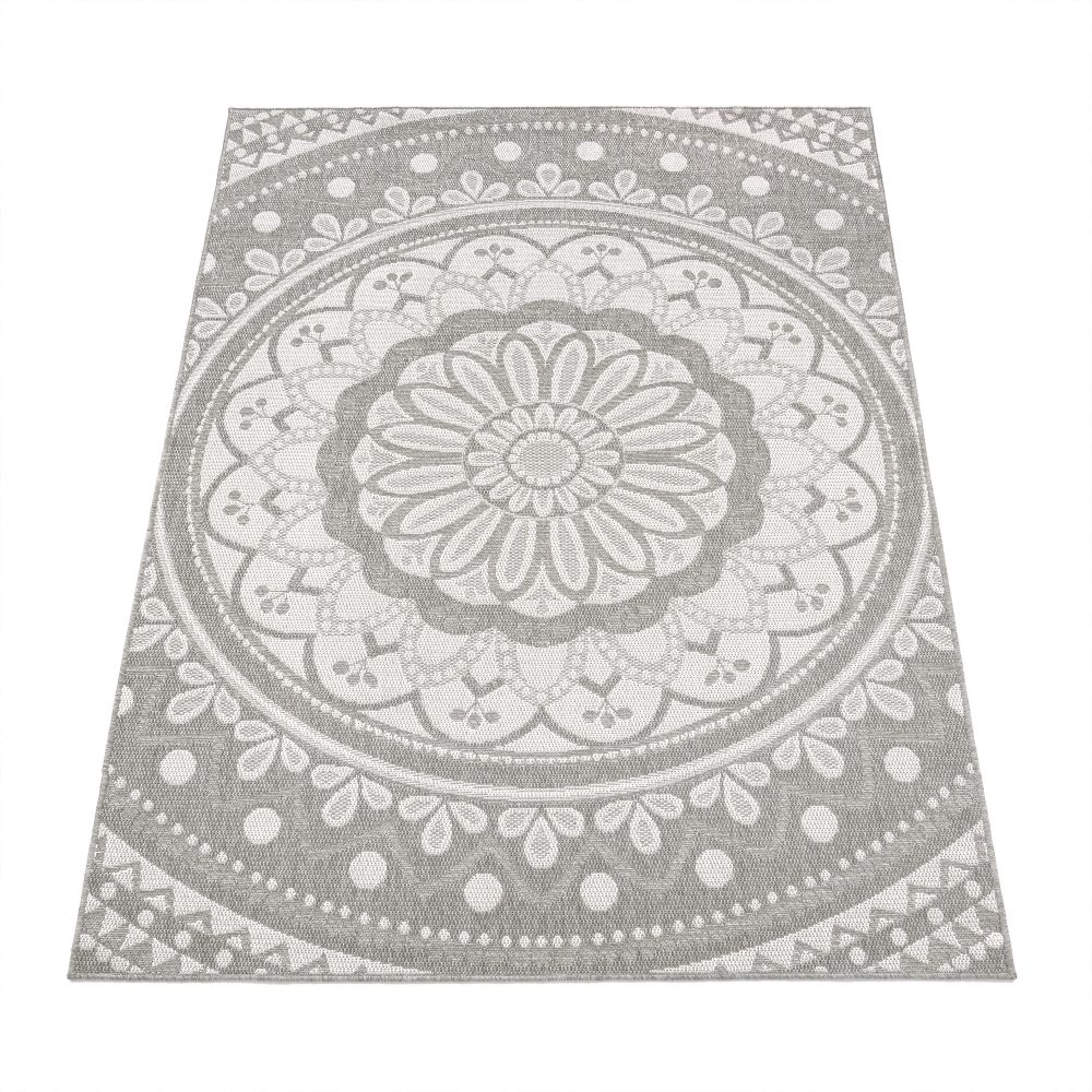 Paco Home Teppich »Brescia 471«, rechteckig, Flachgewebe, modernes orientalisches Design, In- und Outdoor geeignet