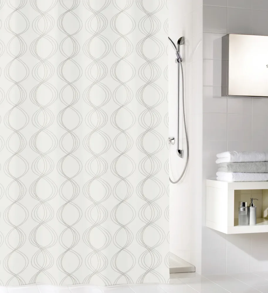 Kleine Wolke Duschvorhang Classy Weiss | 240 × 180 cm