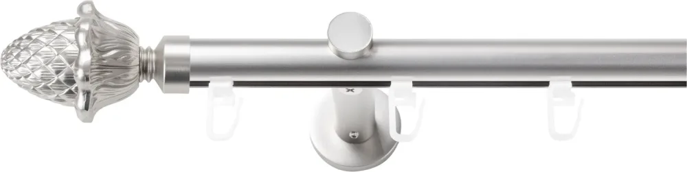 SN DECO GROUP Gardinenstange Ø 19 mm 1 läufig-läufig Fixmass;kürzbar