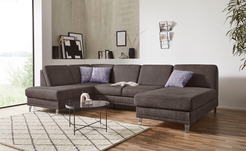 sit&more Wohnlandschaft »Clio V«, wahlweise mit Bettfunktion und Bettkasten, inklusive Federkern
