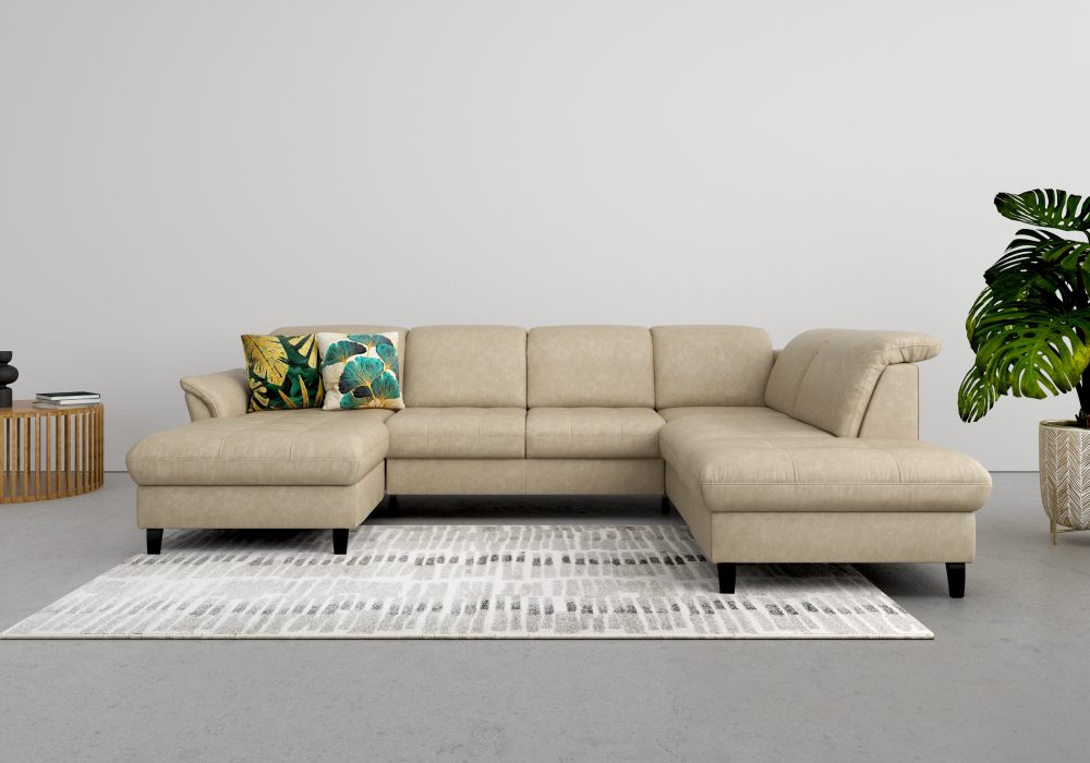 sit&more Wohnlandschaft, wahlweise mit Kopfteilverstellung, Bettfunktion und Stauraum
