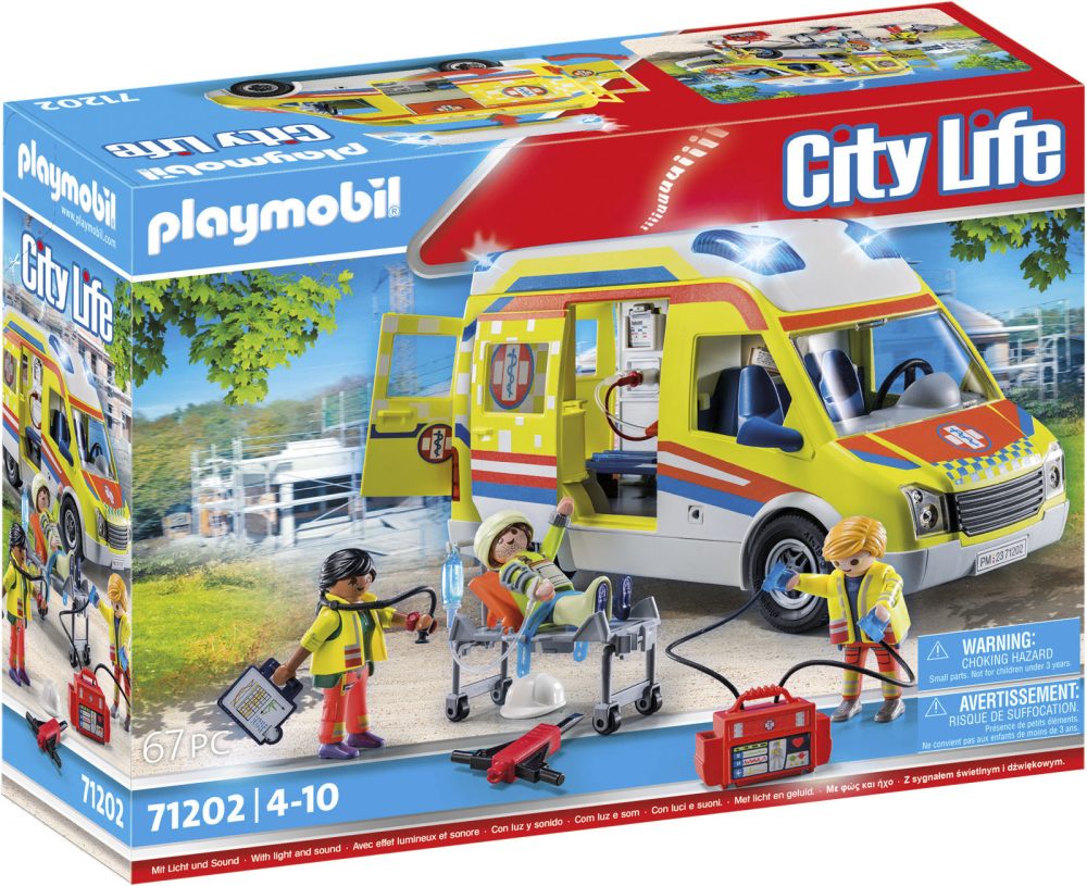 71202 City Life - Rettungswagen mit Licht und Sound, Konstruktionsspielzeug