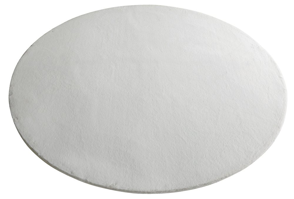Leonique Fellteppich »Balu«, rund, 20 mm Höhe, Kunstfell in Kaninchenfell Haptik, fussbodenheizungsgeeignet, pflegeleicht, ideale Teppiche für Wohnzimmer, Schlafzimmer, Esszimmer, Arbeitszimmer