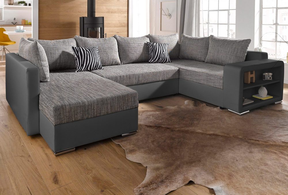 COLLECTION AB Wohnlandschaft, mit Bettfunktion, wahlweise mit Federkern