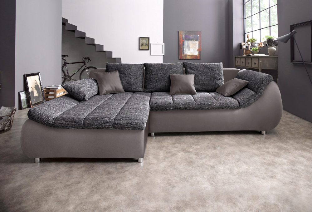 my home Ecksofa »Liliana«, wahlweise mit Bettfunktion